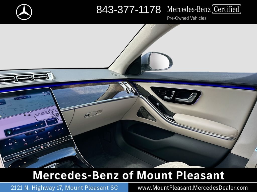 Certified Used 2022 MANUFAKTUR Selenite Gray Magno Mercedes-Benz S 580 image 25