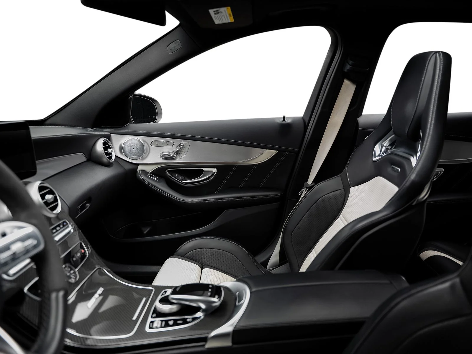 Used 2021 White Mercedes-Benz C 63 S AMG® image 64
