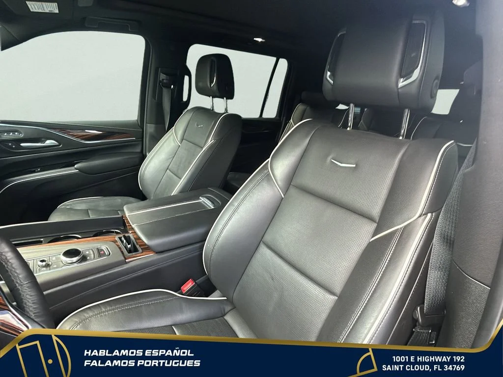Used 2024 Galactic Gray Metallic Cadillac Premium Luxury image 14
