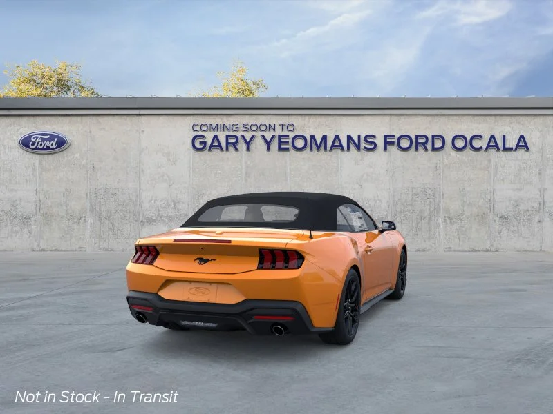New 2026 Orange Fury Metallic Tri-coat Ford EcoBoost® Convertible image 8
