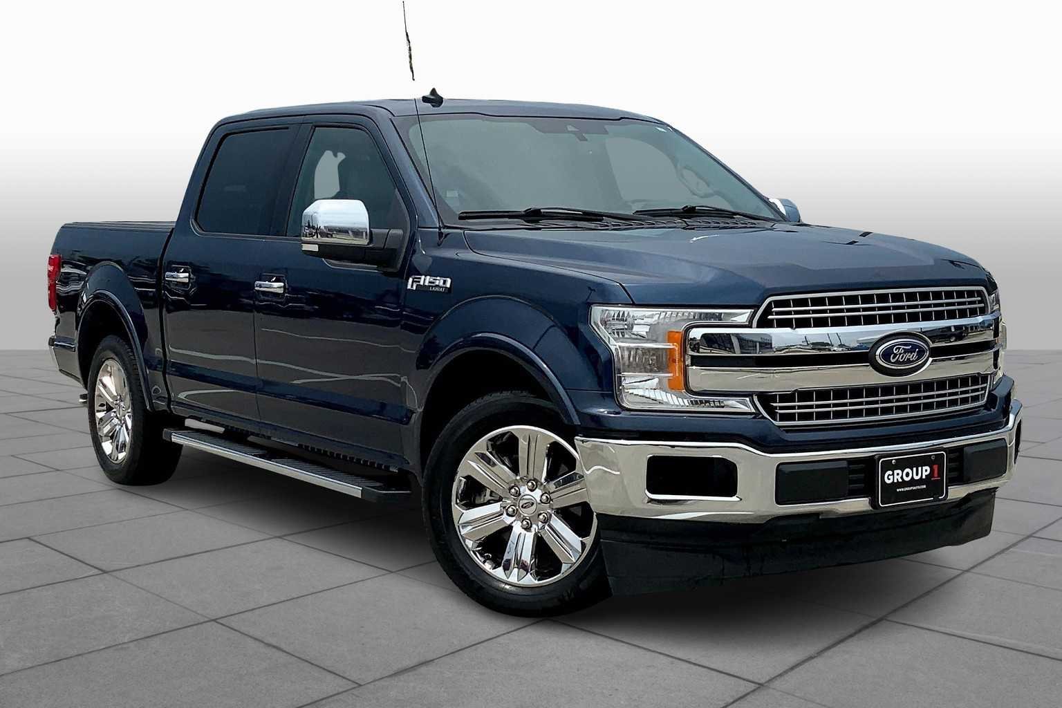 Used 2020 Blue Jeans Metallic Ford LARIAT image 2