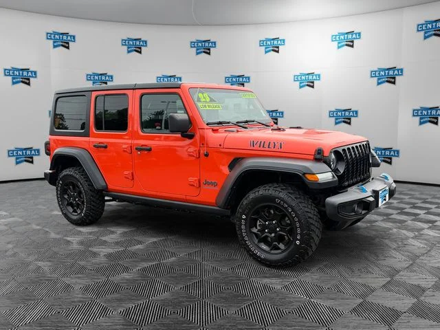 Certified Used 2023 Orange Jeep Willys 4xe image 8