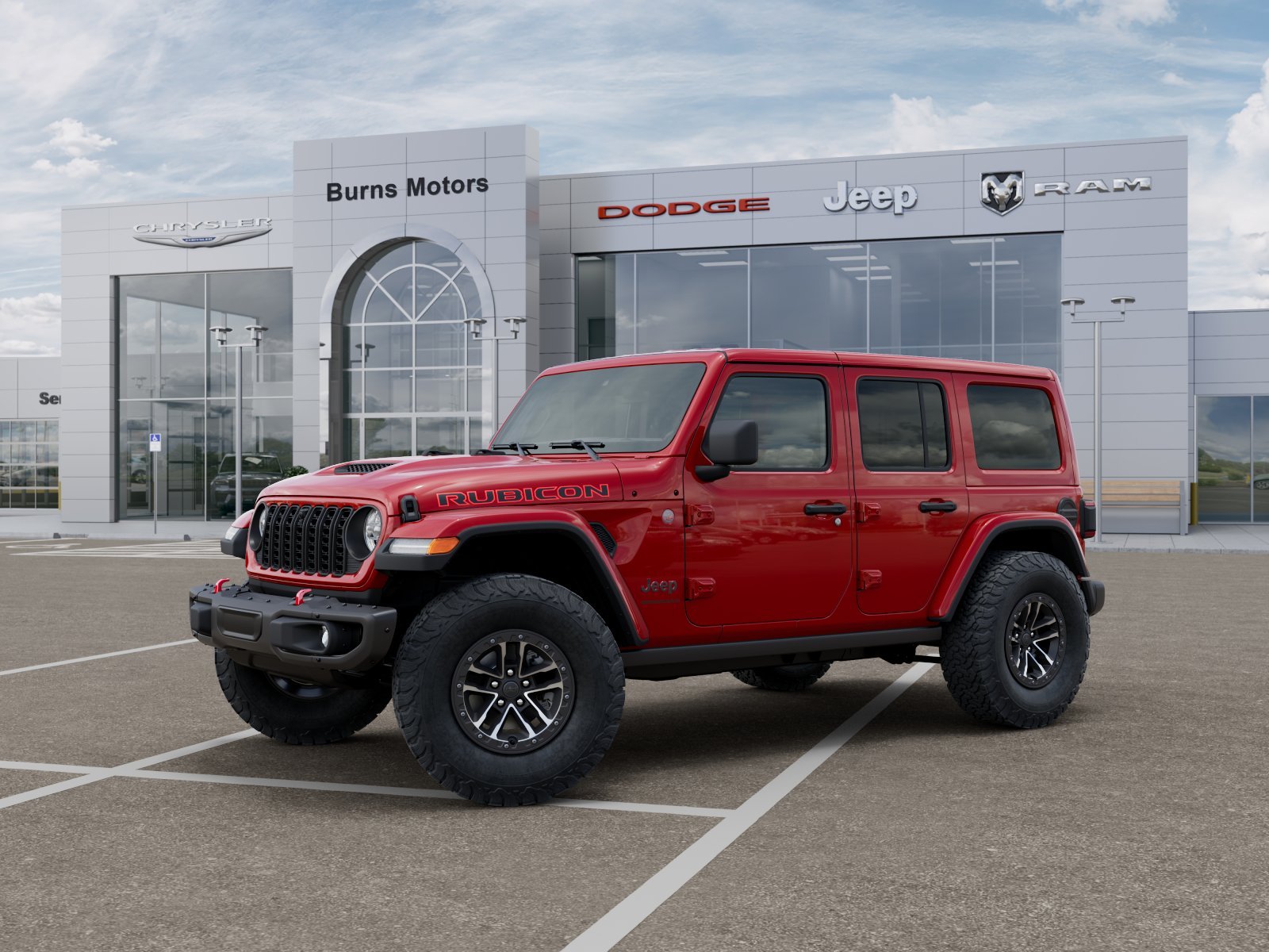 New 2026 Firecracker Red Clear-Coat Exterior Paint Jeep Rubicon X 4-Door image 28