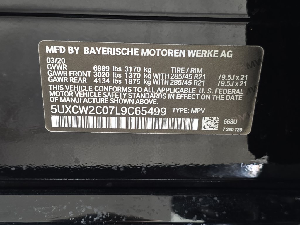 Certified Used 2020 Jet Black BMW xDrive40i image 31