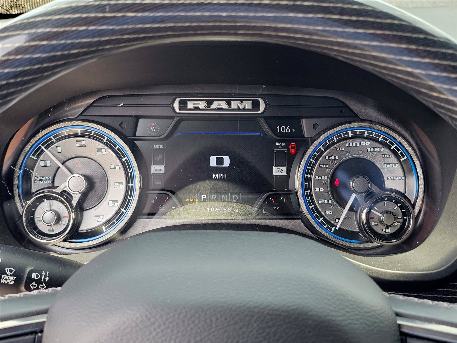 Used 2020 Patriot Blue Pearlcoat Ram Limited image 24