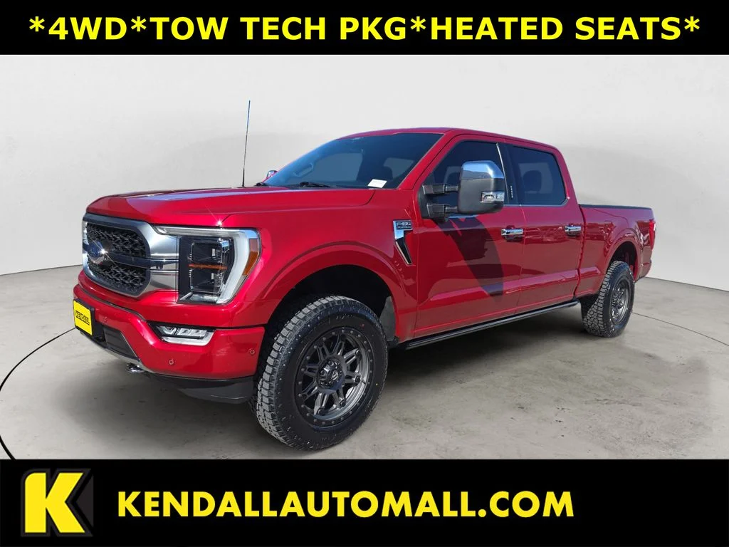 Used 2022 Red Ford Platinum image 1