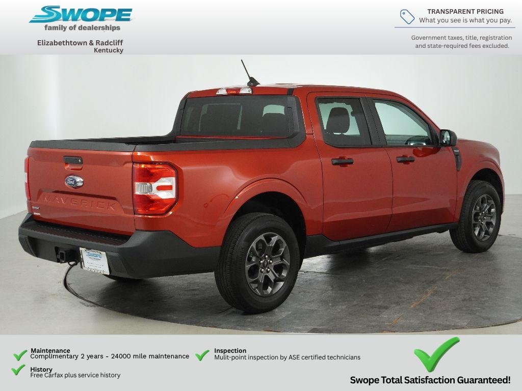 Used 2024 Hot Pepper Red Metallic Tinted Clearcoat Ford XLT image 4
