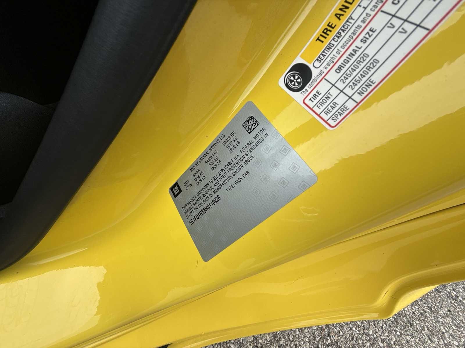 Used 2017 BRIGHT YELLOW Chevrolet 2LT image 32