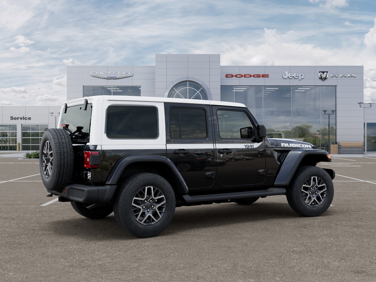 New 2026 Black Clear-Coat Exterior Paint Jeep Sahara image 4