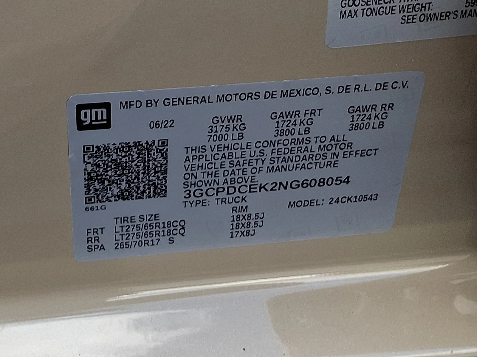 Used 2022 Sand Dune Metallic Chevrolet Custom Trail Boss image 27