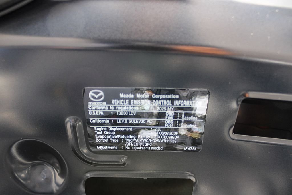 New 2025 Jet Black Mica Mazda 2.5 S Preferred AWD image 13