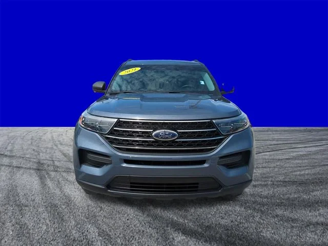 Certified Used 2021 Infinite Blue Metallic Tinted Clearcoat Ford XLT image 9
