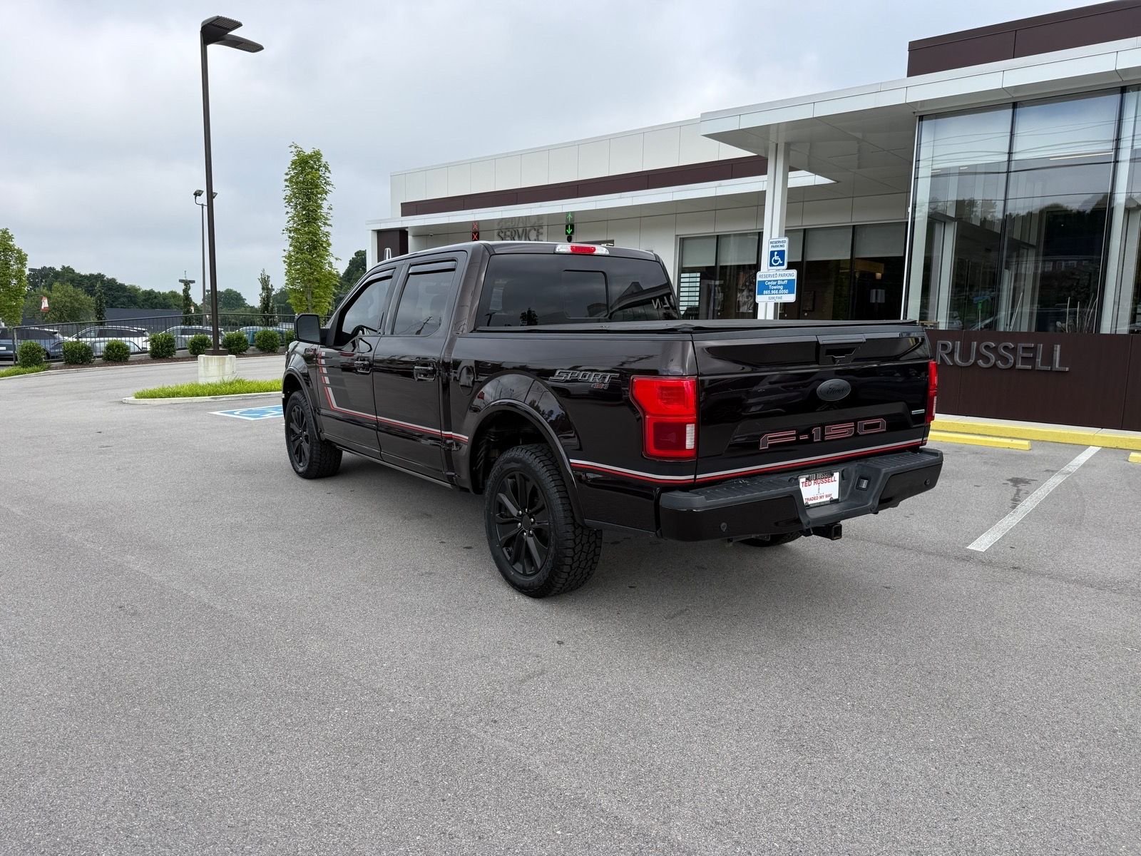 Used 2020 Magma Red Ford Lariat image 3