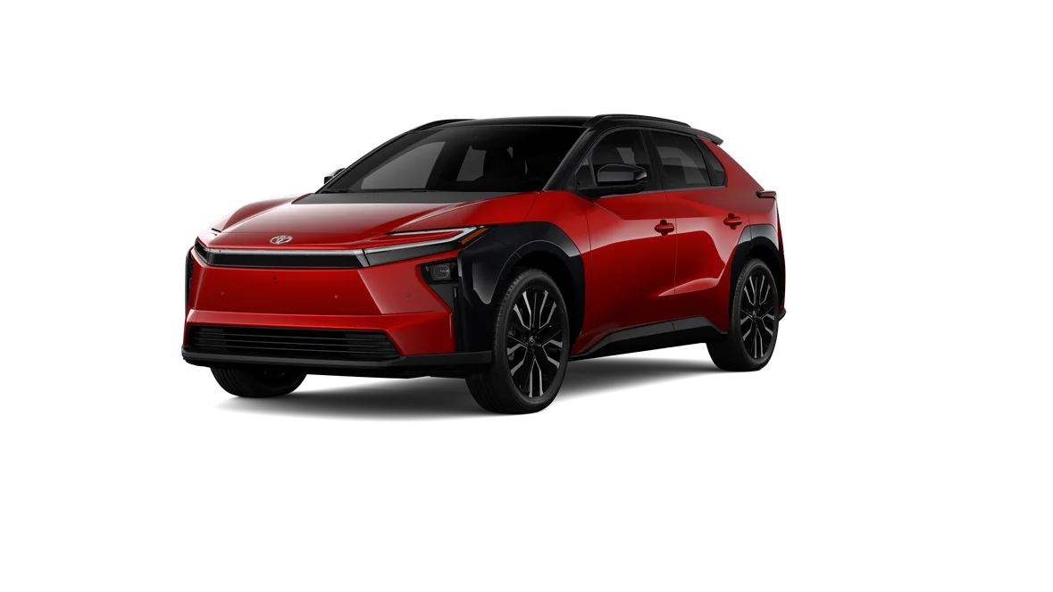 New 2026 Supersonic Red with Midnight Black Metallic roof Toyota Limited image 48