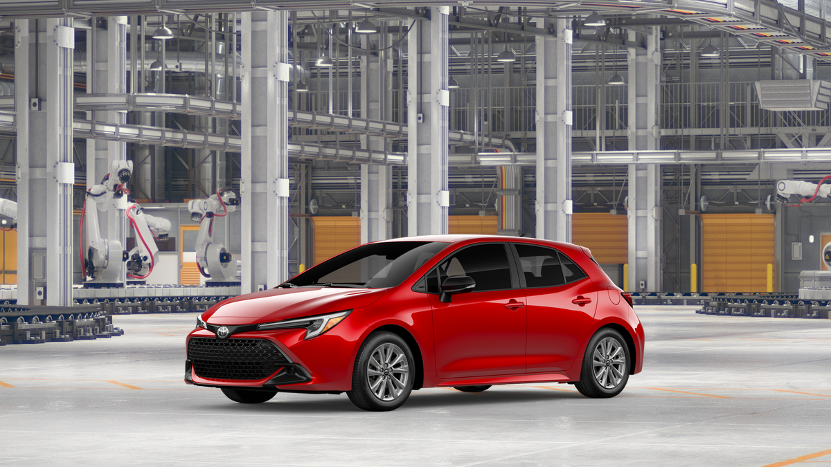 New 2027 Finish Line Red Toyota SE image 2
