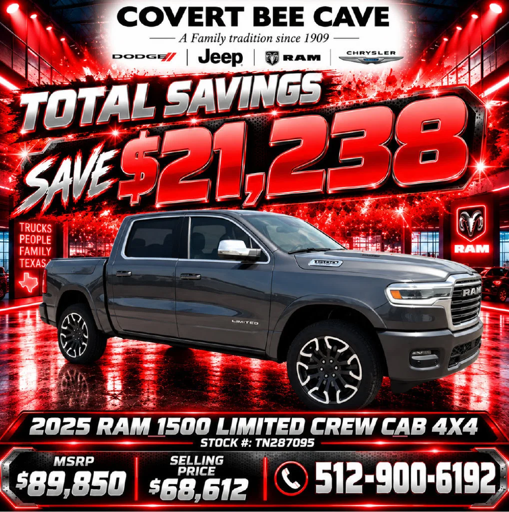 New 2026 Granite Crystal Metallic Clear-Coat Exterior Paint RAM Limited image 1