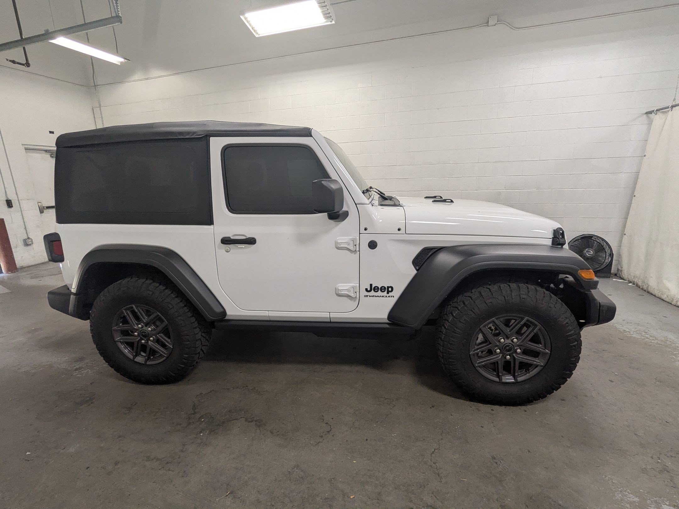 Used 2026 Bright White Clearcoat Jeep Sport image 3