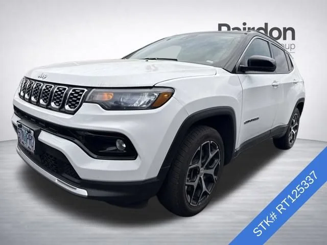 Used 2024 Bright White Clearcoat Jeep Limited image 2