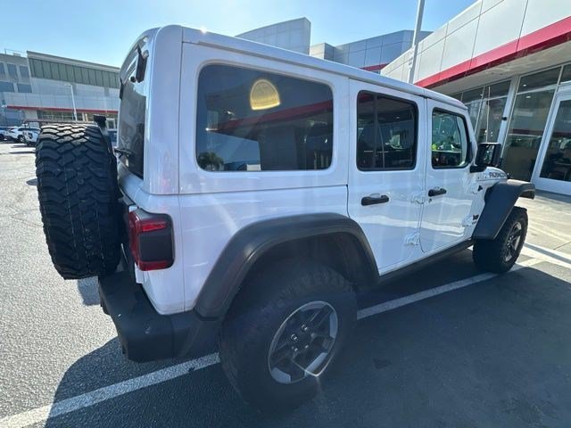 Used 2019 Bright White Clearcoat Jeep Rubicon image 2