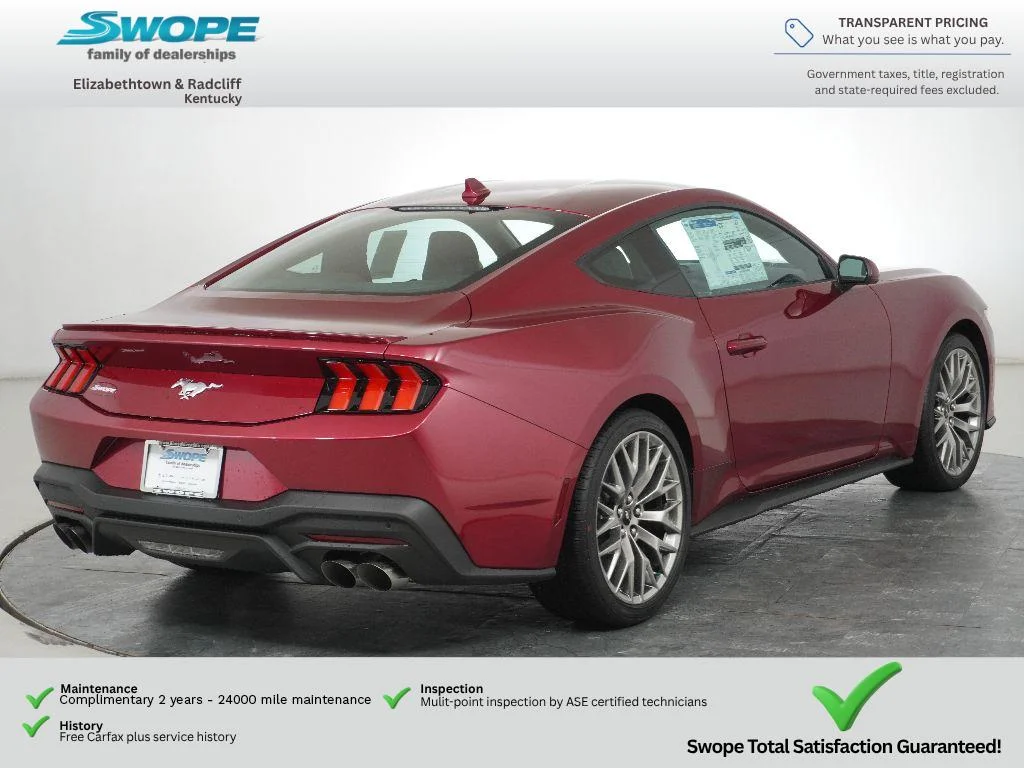 New 2025 Molten Magenta Metallic Tri-coat Ford EcoBoost® Premium Fastback image 4