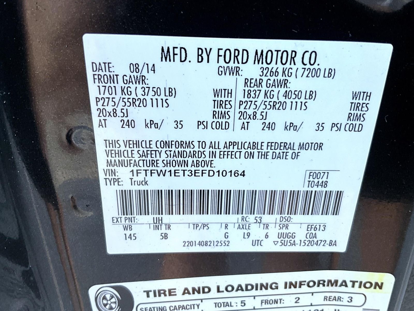Used 2014 Black Ford FX4 image 27