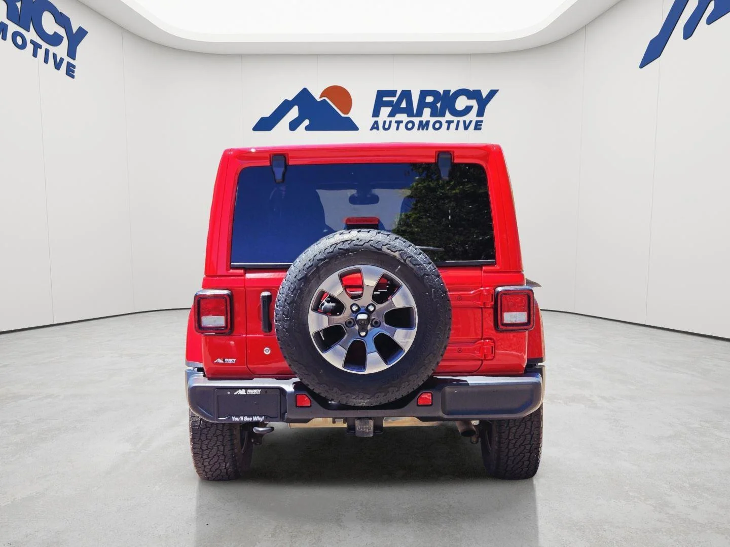 Used 2020 Firecracker Red Clearcoat Jeep Sahara image 8