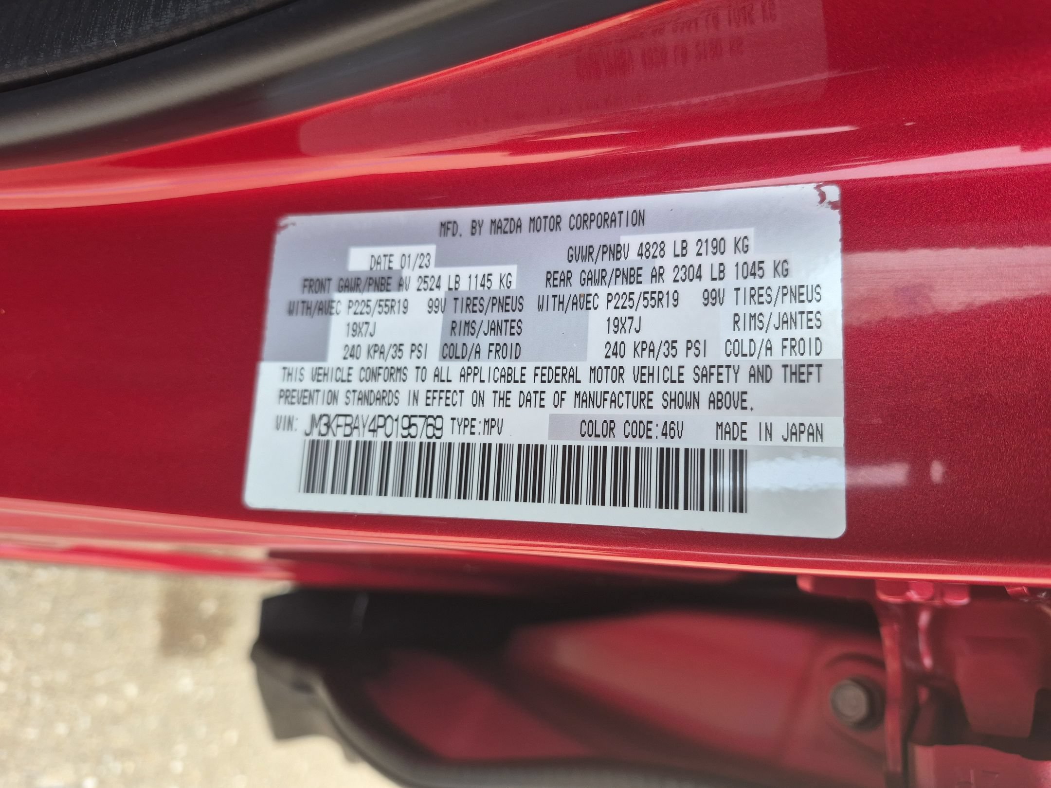 Used 2023 Soul Red Crystal Metallic Mazda 2.5 Turbo image 36
