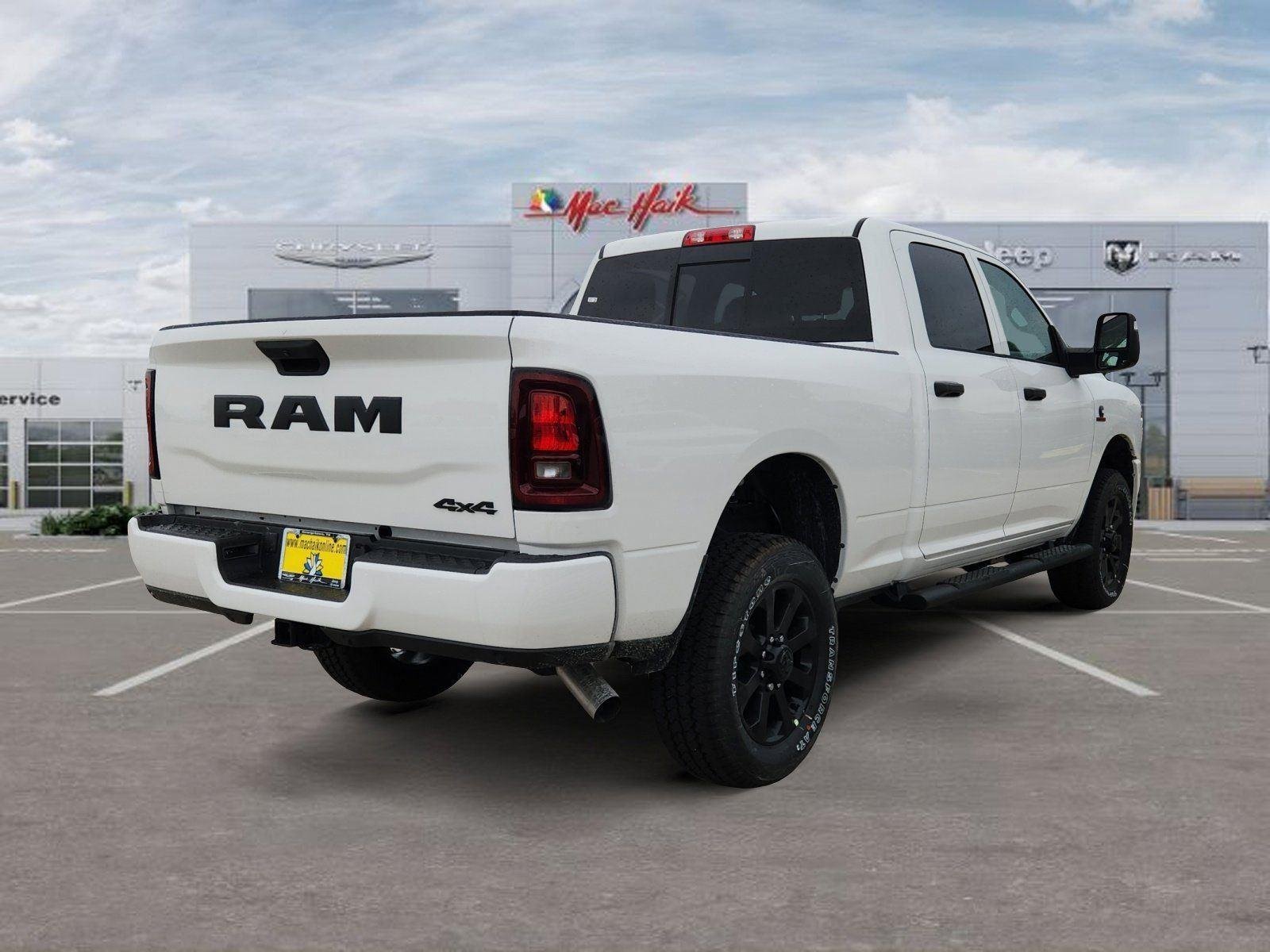 New 2026 Bright White Clear-Coat Exterior Paint RAM Black Express image 5
