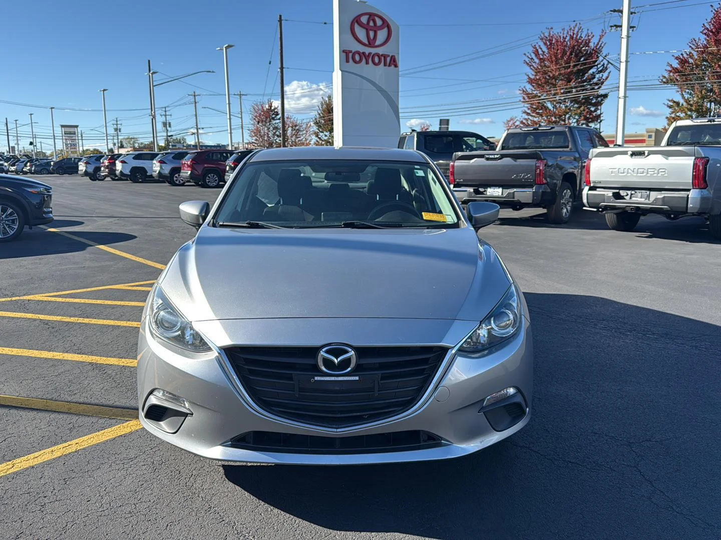 Used 2015 Liquid Silver Metallic Mazda i Sport image 8