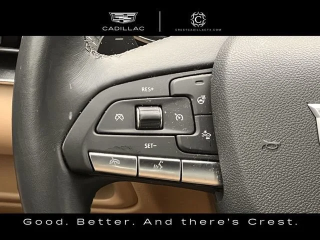 Used 2023 Crystal White Tricoat CADILLAC Premium Luxury image 11