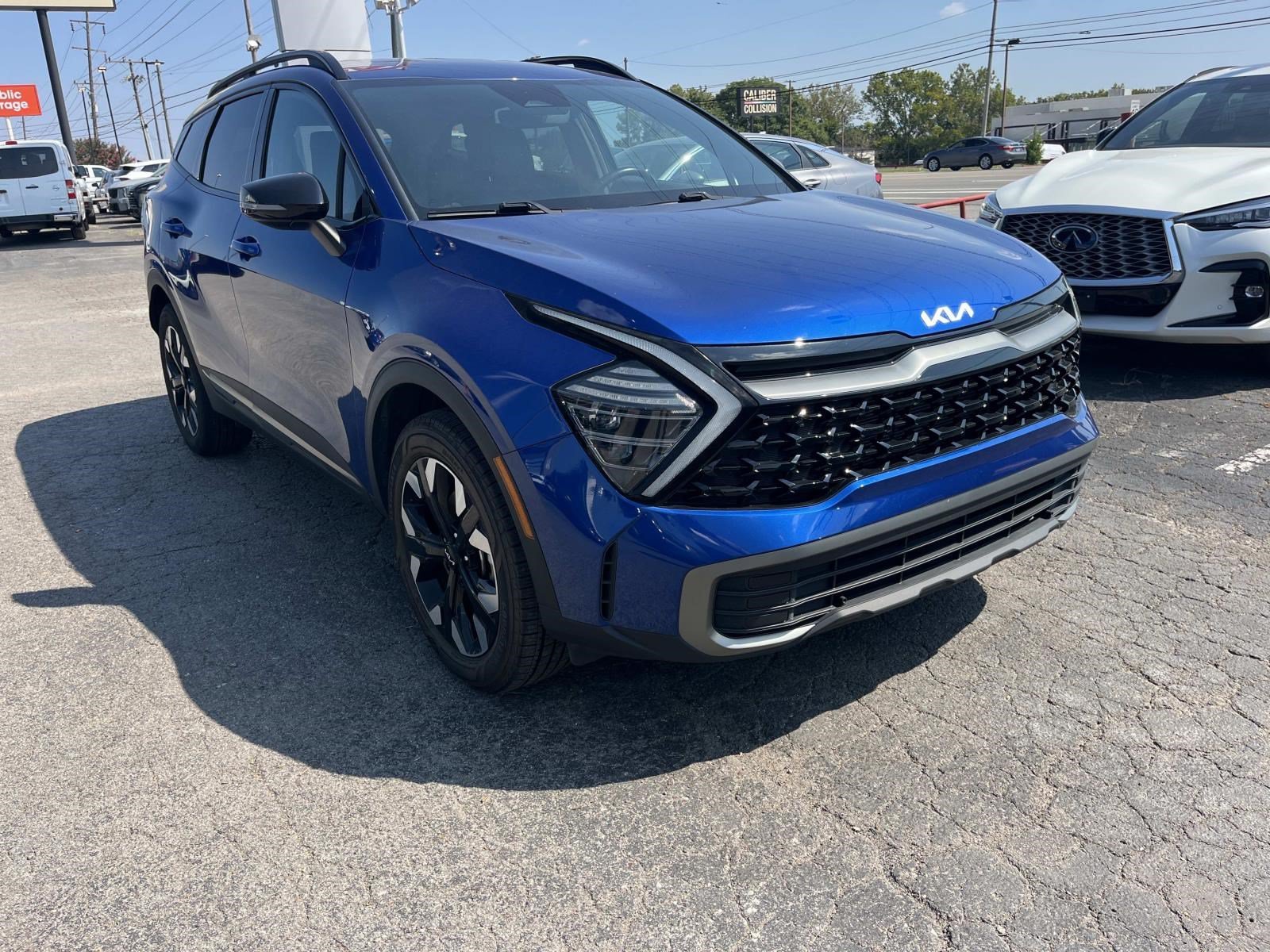 Used 2024 Sapphire Blue Kia X-Line image 1