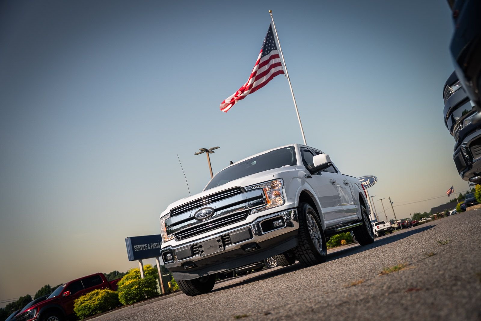 Certified Used 2020 White Ford Lariat image 4