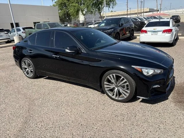 Certified Used 2023 Black Obsidian INFINITI Sensory image 3