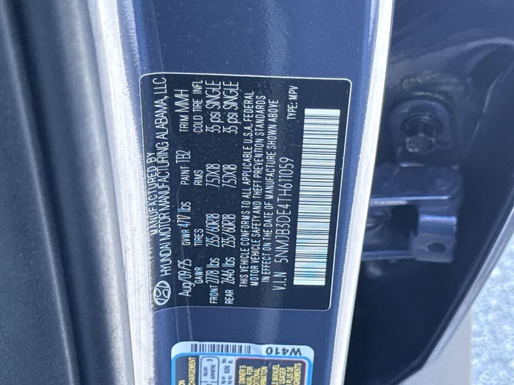 New 2026 Atlantis Blue Hyundai SEL image 29