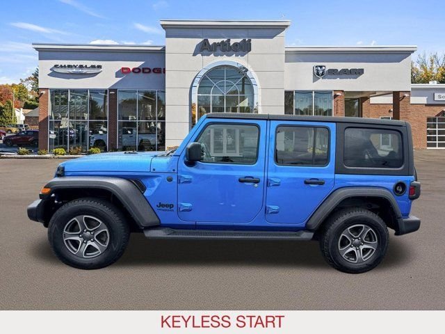 Used 2022 Blue Jeep Unlimited Sport S image 5