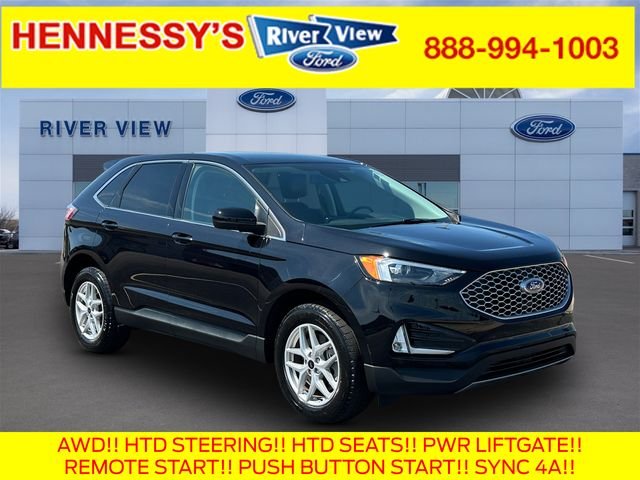 Used 2024 Agate Black Metallic Ford SEL image 1