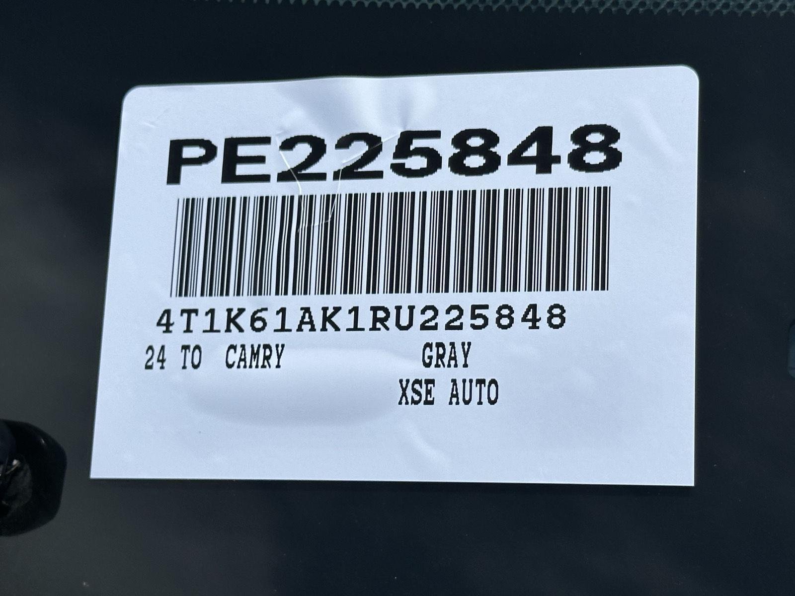 Certified Used 2024 Predawn Gray Mica Toyota XSE image 15