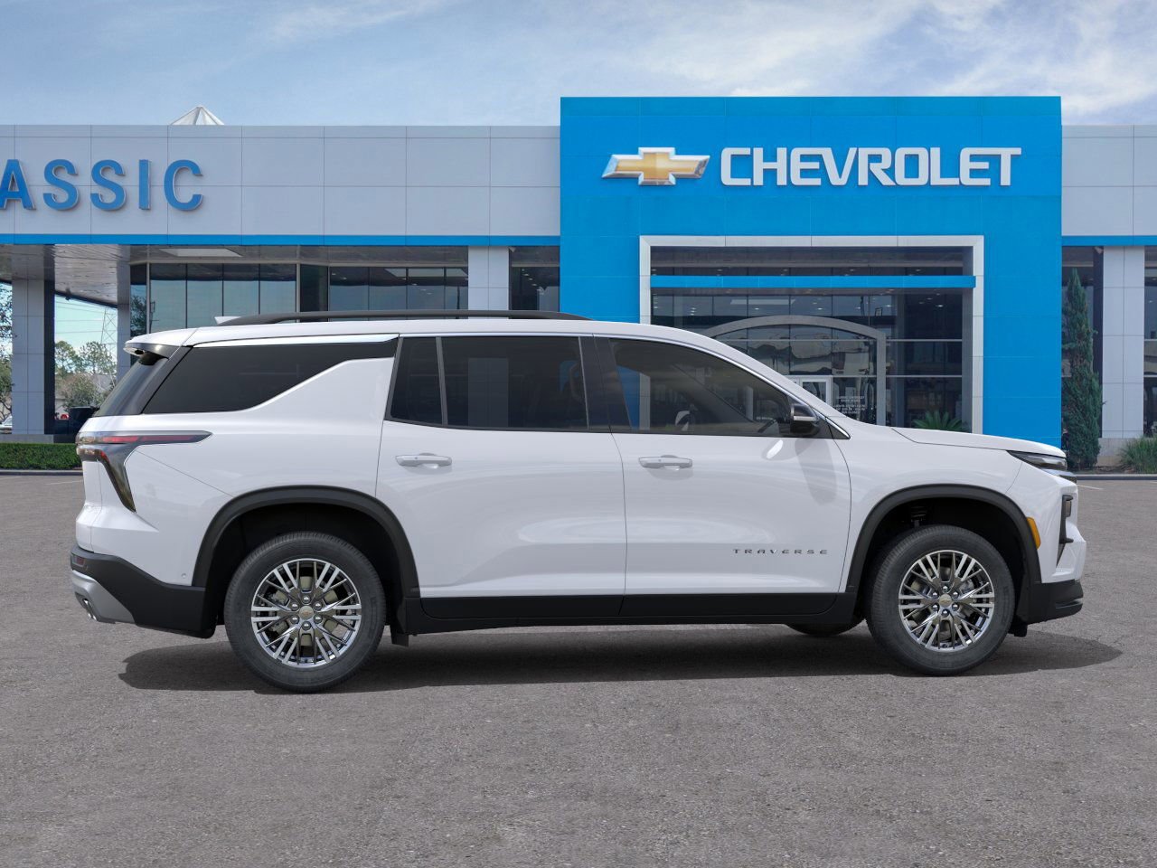 2026 Chevrolet Traverse LT White at Classic Elite Chevrolet Hwy 6
