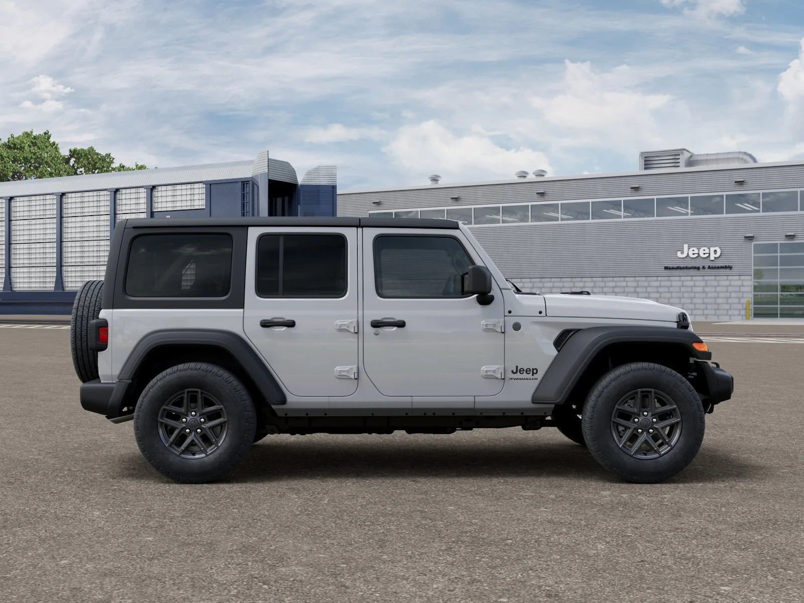 New 2026 Bright White Clear-Coat Exterior Paint Jeep Sport image 31
