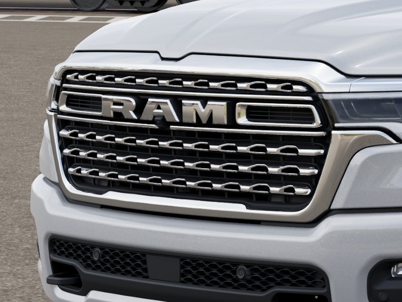 New 2026 Ivory White Tri-Coat Pearl-Coat Exterior Paint RAM Limited Longhorn image 11