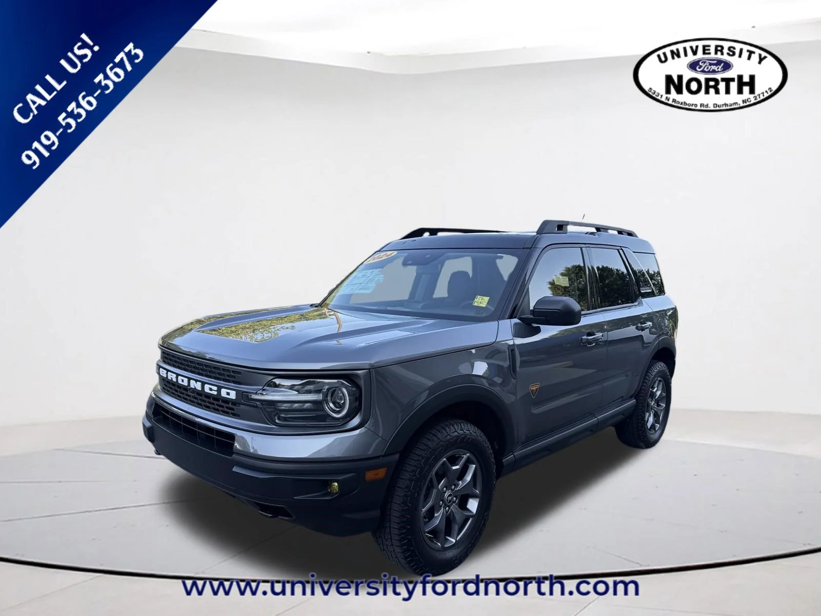 Used 2024 Carbonized Gray Metallic Ford Badlands image 3