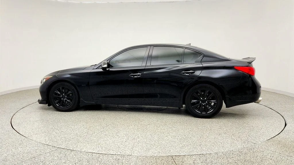 Used 2017 Black Obsidian INFINITI 3.0t Signature Edition AWD w/ Driver Assist & Premium Plus Pkg image 8