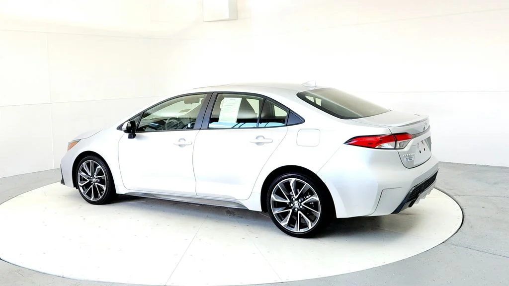 Certified Used 2021 Silver Toyota SE image 4