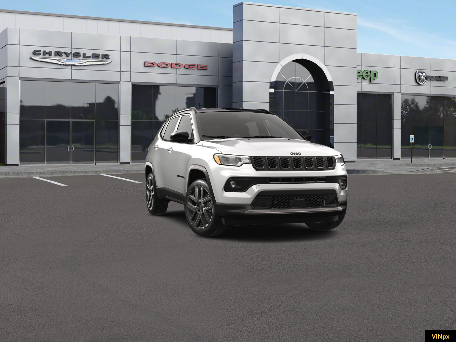 New 2026 Bright White Clear-Coat Exterior Paint Jeep Limited Altitude image 16