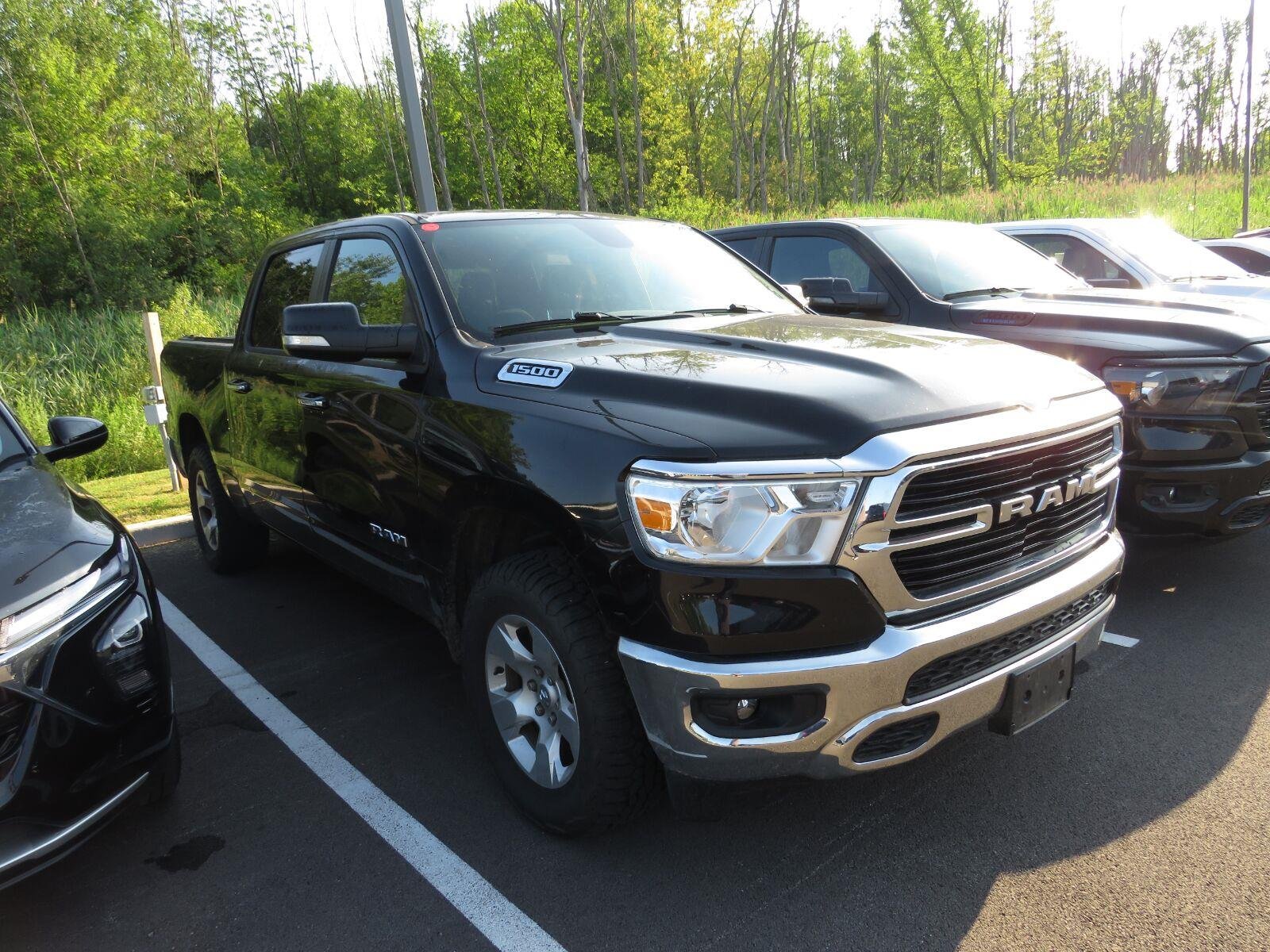 Used 2019 Diamond Black Crystal Pearlcoat Ram Big Horn/Lone Star image 2
