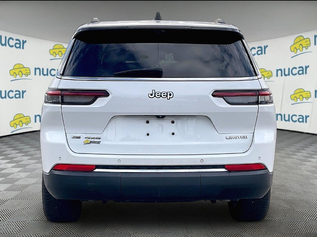 Used 2021 Bright White Clearcoat Jeep Limited image 5