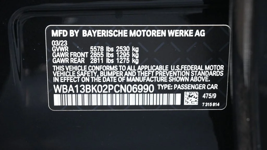 Certified Used 2023 Black Sapphire Metallic BMW M550i xDrive image 27