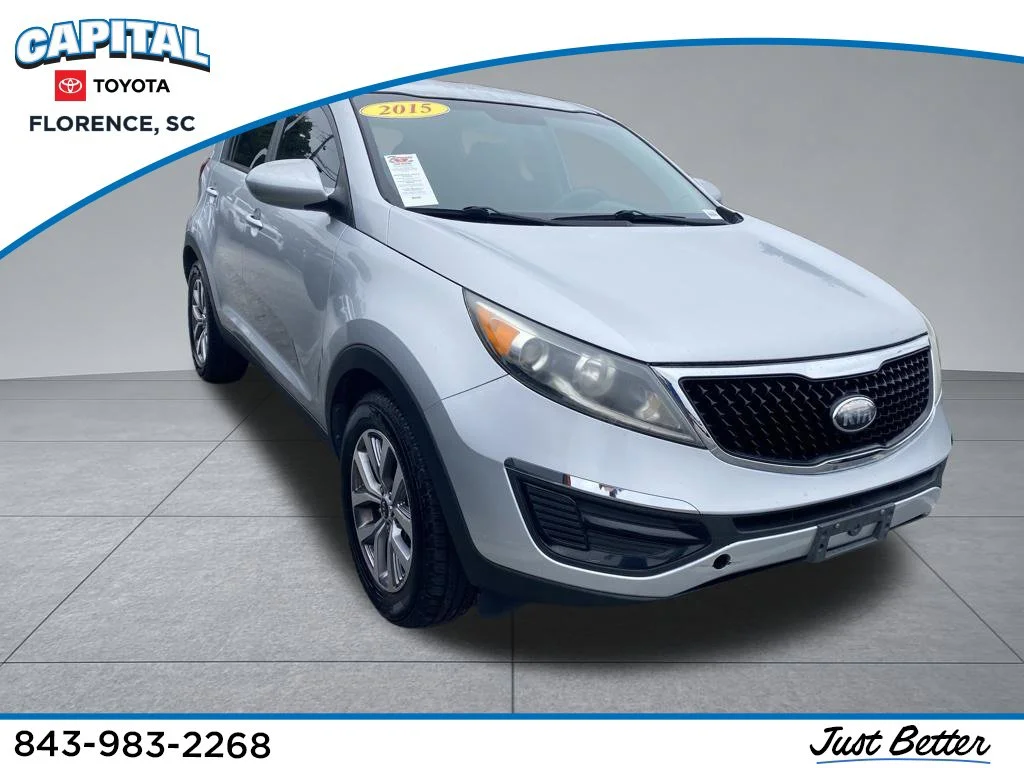 Used 2015 Silver Kia LX image 1