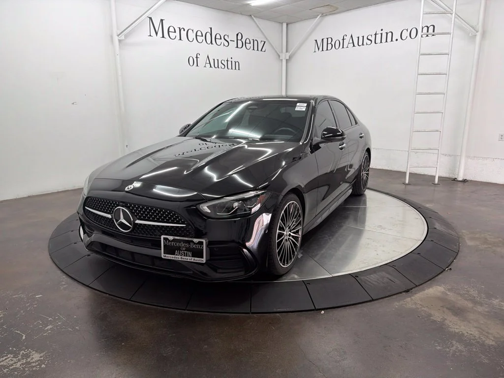 Certified Used 2024 Black Mercedes-Benz C 300 image 3