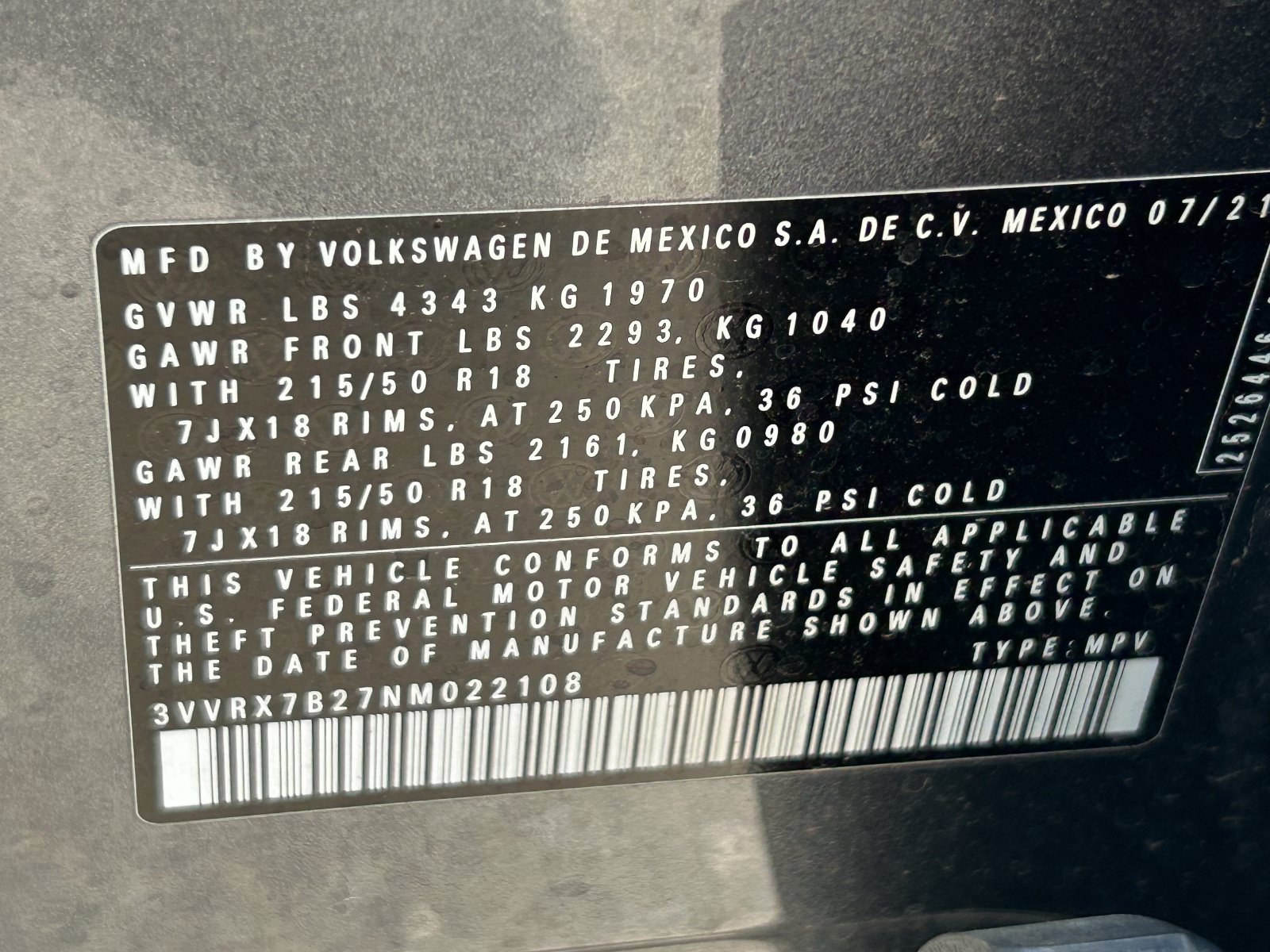 Used 2022 Gray Volkswagen 1.5T SE image 34